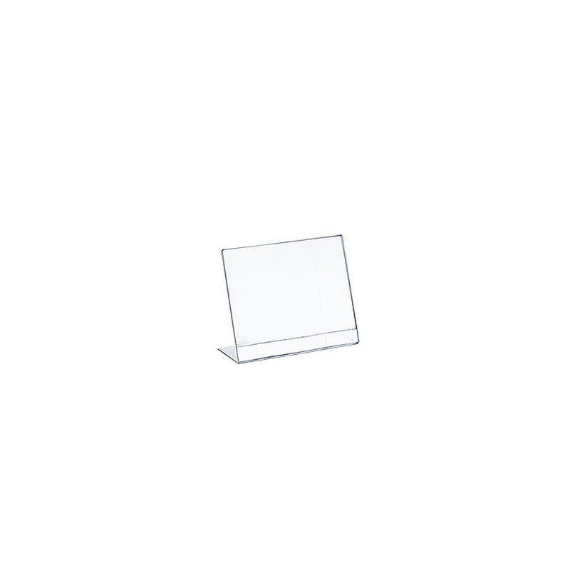 Azar Sign Holder, 4.5" x 4.5", Table Top, Clear, Acrylic, 10/Pack (112733)