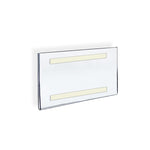Azar Sign Holder, 8.5" x 5.5", Horizontal, Wall Mounted, Clear, Plastic, 10/Pack (122030)