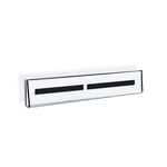 Azar Nameplate Holder, 11" x 2.5", Horizontal, Wall Mounted, Clear, Acrylic, 10/Pack (129920)