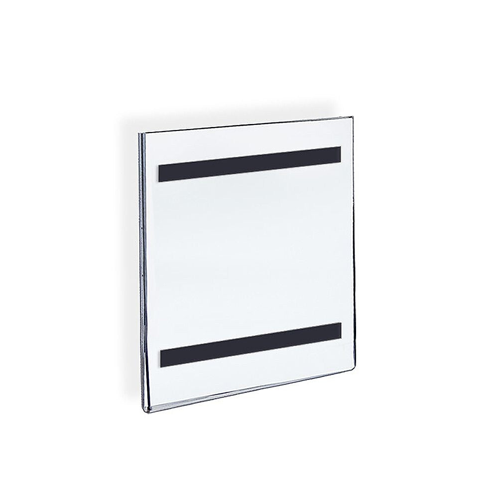 Azar Sign Holder, 5.5" x 8.5", Vertical, Wall Mounted, Clear, Acrylic, 10/Pack (129924)