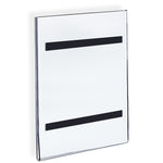 Azar Sign Holder, 11" x 17", Vertical, Wall Mounted, Clear, Acrylic, 10/Pack (129932)