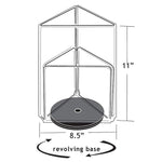 Azar Sign Holder, 8.5" x 11", Vertical, Table Top, Clear, Acrylic (193732)