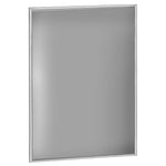 Azar Poster Holder, 40" x 30", Wall Mounted, Silver, Aluminum (300230-SLV)