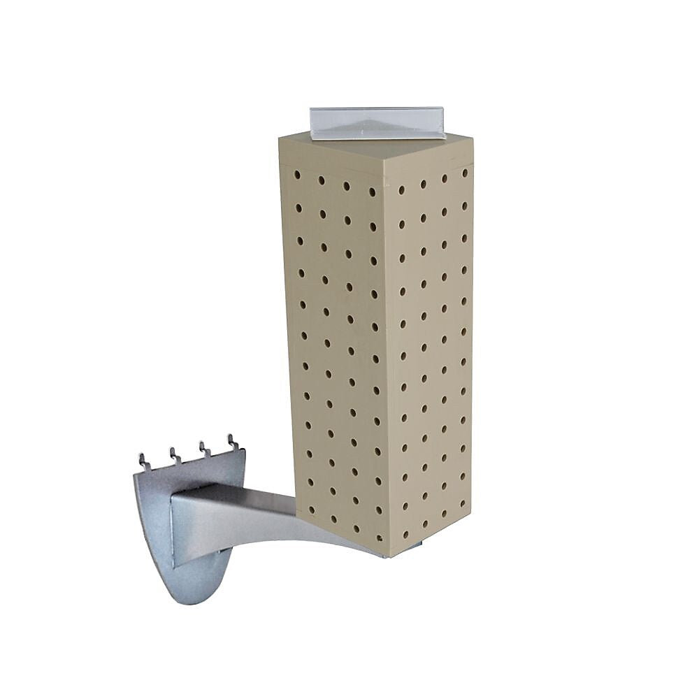 Azar 12" x 4" Pegboard Extension Display, Almond (700231-ALM)