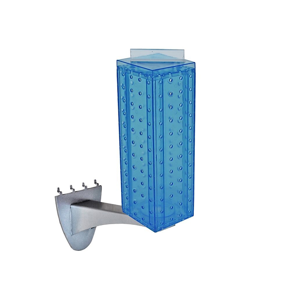 Azar 12" x 4" Pegboard Extension Display, Blue (700231-BLU)
