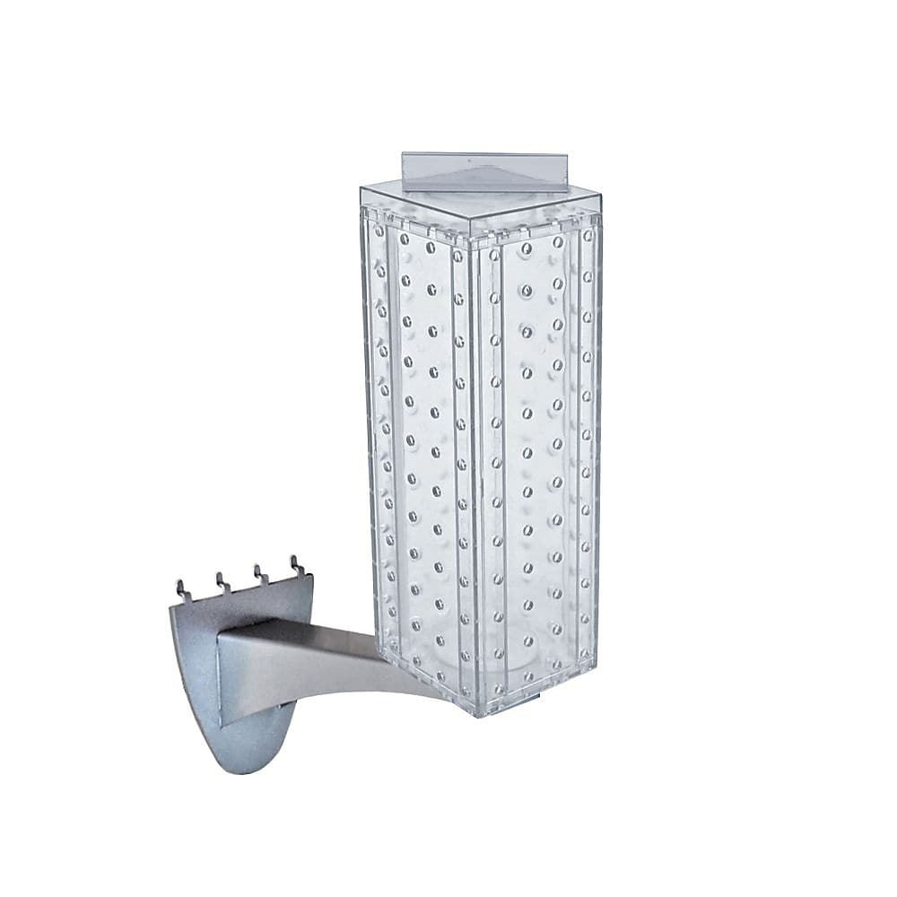 Azar 12" x 4" Pegboard Extension Display, Clear (700231-CLR)