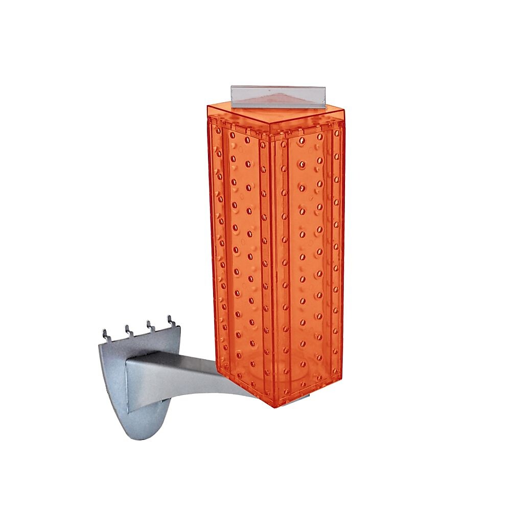 Azar 12 x 4-inch Orange Pegboard Extension Display