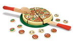Melissa & Doug Wooden Pizza Party Play Food Set, 36 Pieces (167)