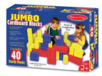 Melissa & Doug Deluxe Jumbo Cardboard Blocks, 40 Piece (2784)