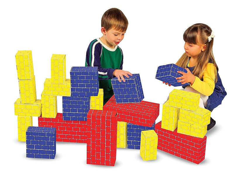 Melissa & Doug Deluxe Jumbo Cardboard Blocks, 40 Piece (2784)