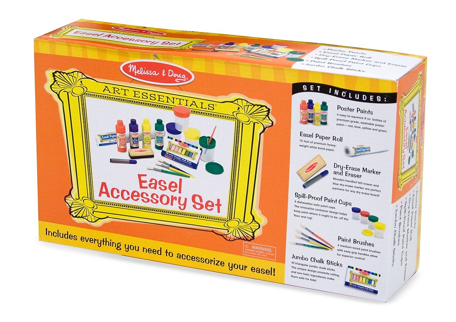 Melissa & Doug Easel Accessory Set, Assorted Colors, 6/Pack (4145-BULK)