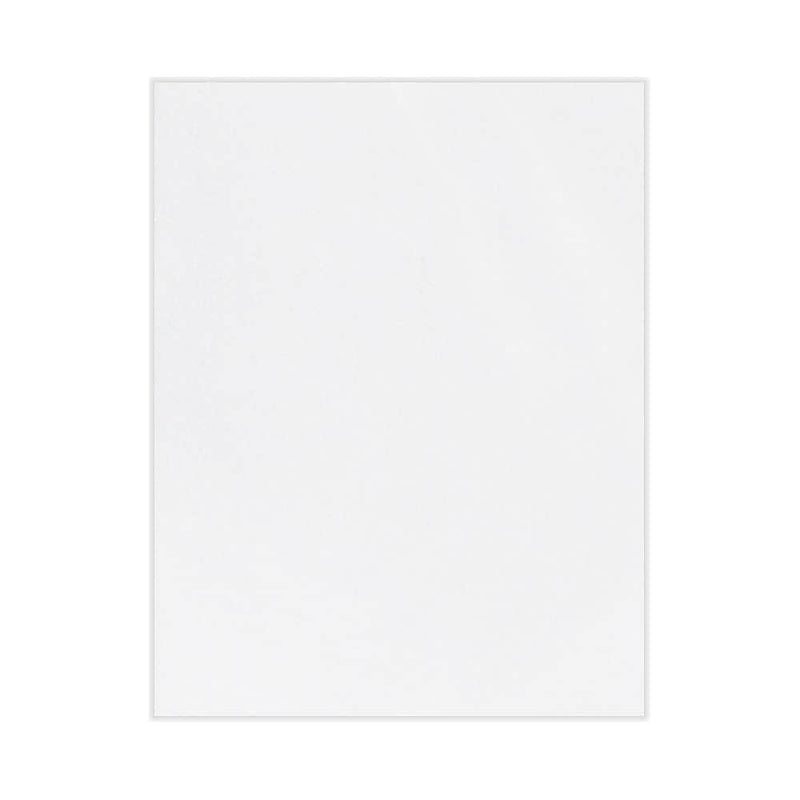 LUX 80 lb. Cardstock Paper, 8.5" x 11", Bright White, 50 Sheets (81211-C-98-50)