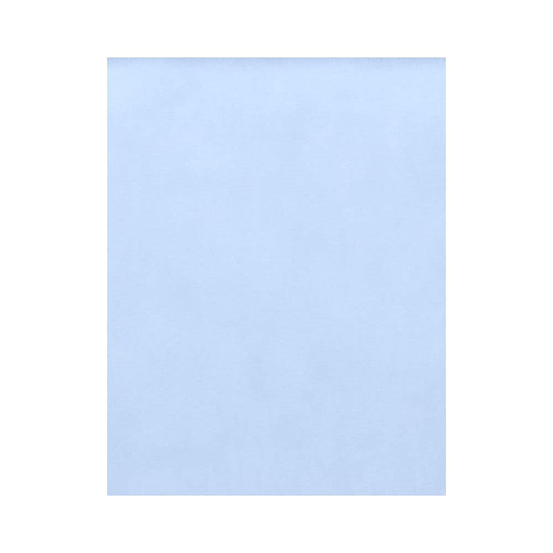 LUX 100 lb. Cardstock Paper, 8.5" x 11", Baby Blue, 50 Sheets/Pack (81211-C-08-50)