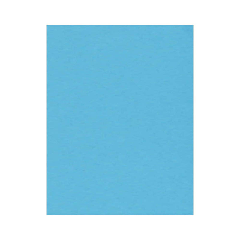 LUX Colored Paper, 28 lbs., 8.5" x 11", Bright Blue, 50 Sheets/Pack (81211-P-13-50)