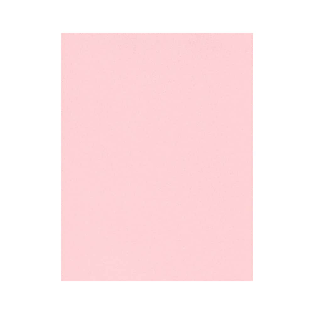 LUX 100 lb. Cardstock Paper, 8.5" x 11", Candy Pink, 50 Sheets/Pack (81211-C-23-50)
