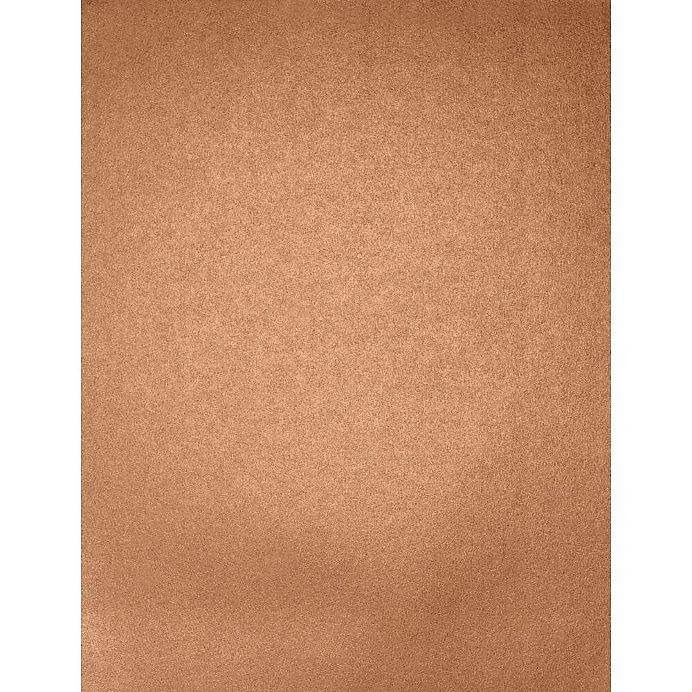LUX 110 lb. Cardstock Paper, 8.5" x 11", Copper Metallic, 50 Sheets/Pack (81211-C-27-50)