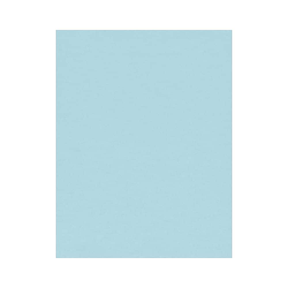 LUX 8.5" x 11" Color Business Paper, 24 lbs. Pastel Blue, 500 Sheets/Ream (81211-P-64-500)