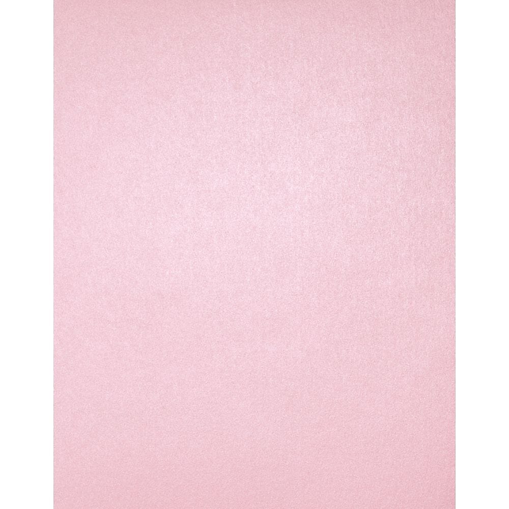LUX 105 lb. Cardstock Paper, 8.5" x 11", Rose Quartz Metallic, 50 Sheets/Pack (81211-C-75-50)