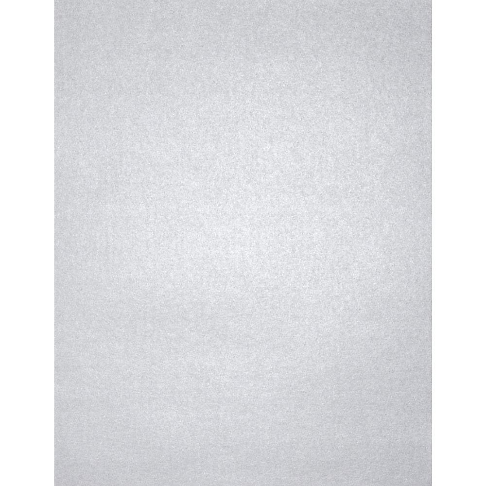 LUX 105 lb. Cardstock Paper, 8.5" x 11", Silver Metallic, 50 Sheets/Pack (81211-C-78-50)