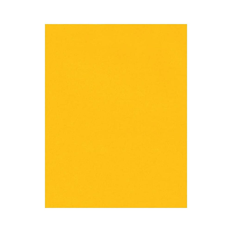 LUX 100 lb. Cardstock Paper, 8.5" x 11", Sunflower Yellow, 500 Sheets/Pack (81211-C-84-500)