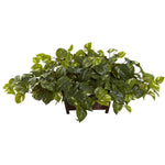 Nearly Natural 6793 Pothos w/Rectangle Decorative Planter 16 x 36 inch, Green