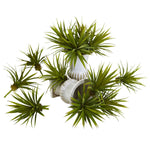 Nearly Natural 6111-S12 Mini Spiky Agave Succulent Plant 6 x 5.5 inch, Green