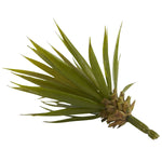 Nearly Natural 6111-S12 Mini Spiky Agave Succulent Plant 6 x 5.5 inch, Green