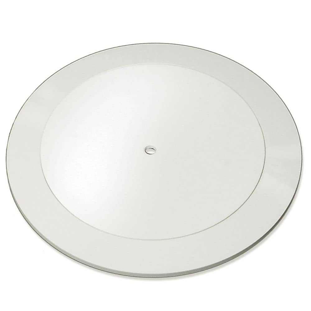 Azar Displays 15" Plastic Revolving Display Sloped Base White