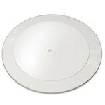 Azar Displays 15" Plastic Revolving Display Sloped Base White
