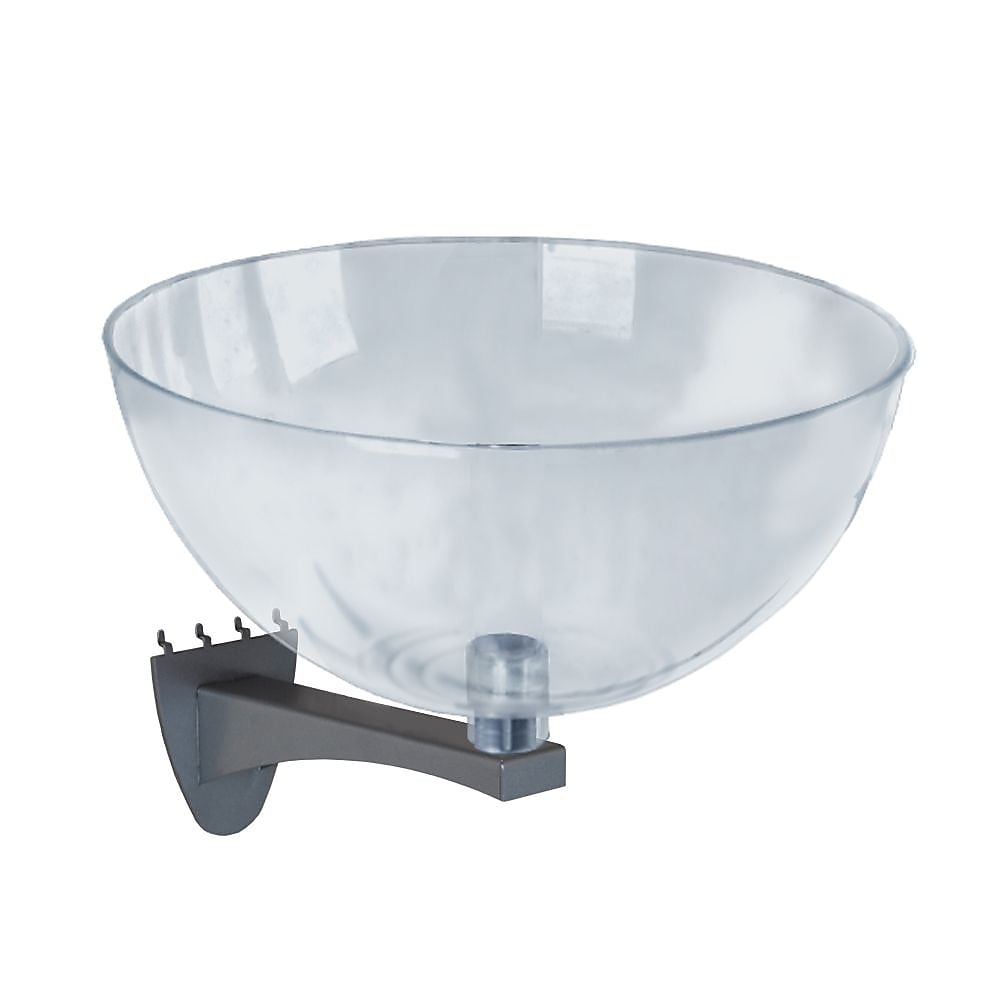 Azar 14-inch Clear Hanging Bowl Display
