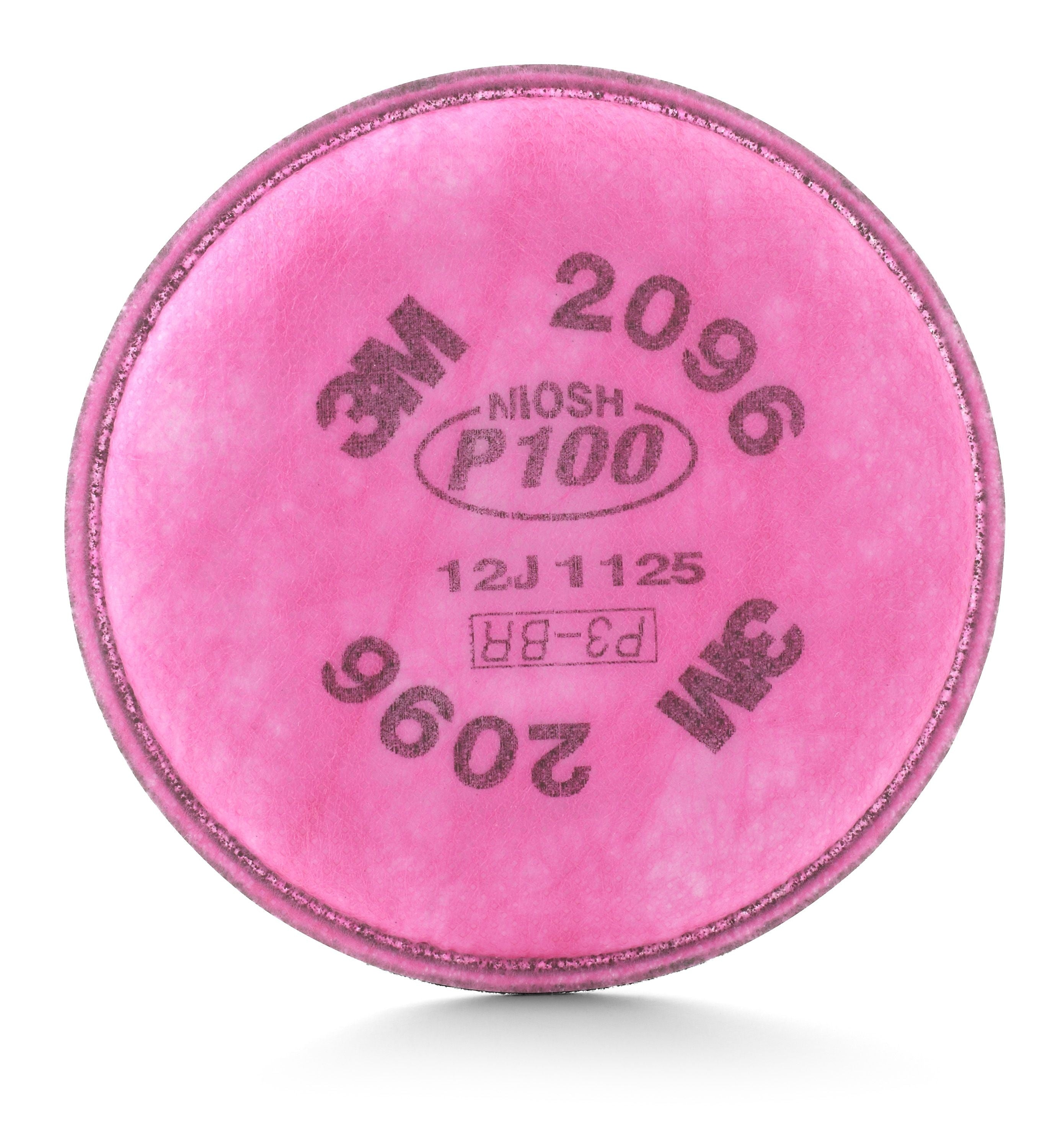 3M™ Particulate Filter, P100, Acid Gases, 2/PK (142-2096)