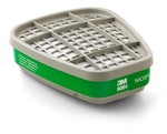 3M™ Half and Full Facepiece Cartridges & Filters, Ammonia, Methylamine, 2/PK (142-6004)