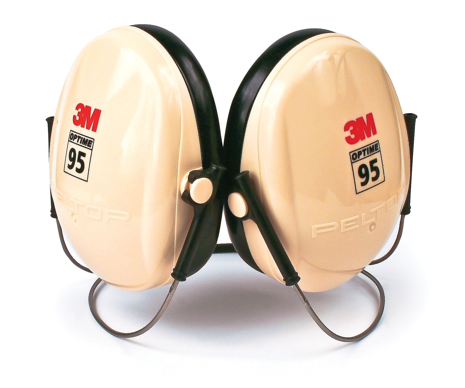 3M Optime 95 Behind-the-Head Earmuffs, NRR 21 dB, Beige/Black (247-H6B/V)