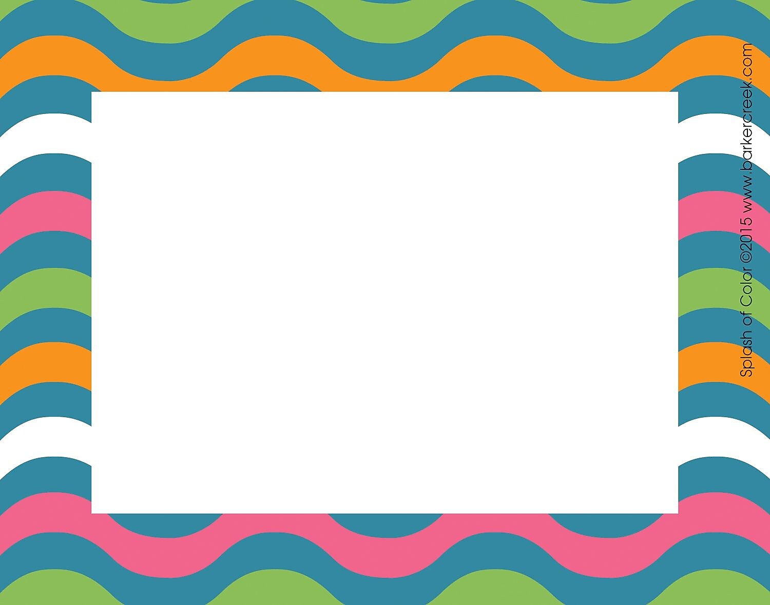 Barker Creek Self-adhesive Splash of Color School Name Tags, 2.75" x 3.5", 45/Pack (LL1536/Pack)