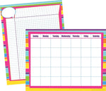 Barker Creek Happy 22" x 17" Daily & Monthly Wall Calendar, Reversible, 2/Set (LL574)