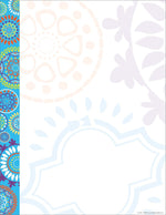 Barker Creek Moroccan 8.5" x 11" Color Multipurpose Paper, 24 lbs. Multicolored, 50 Sheets/Ream (LL734)