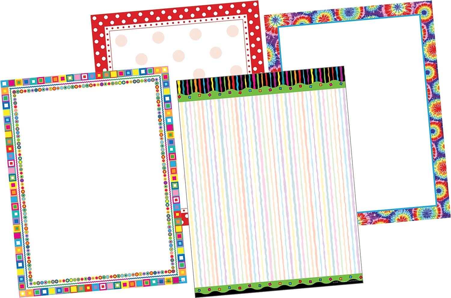 Barker Creek In the Groove Computer Paper, 8.5" x 11", 60 lbs., Assorted Colors, 200 Sheets/Pack (SS0751)