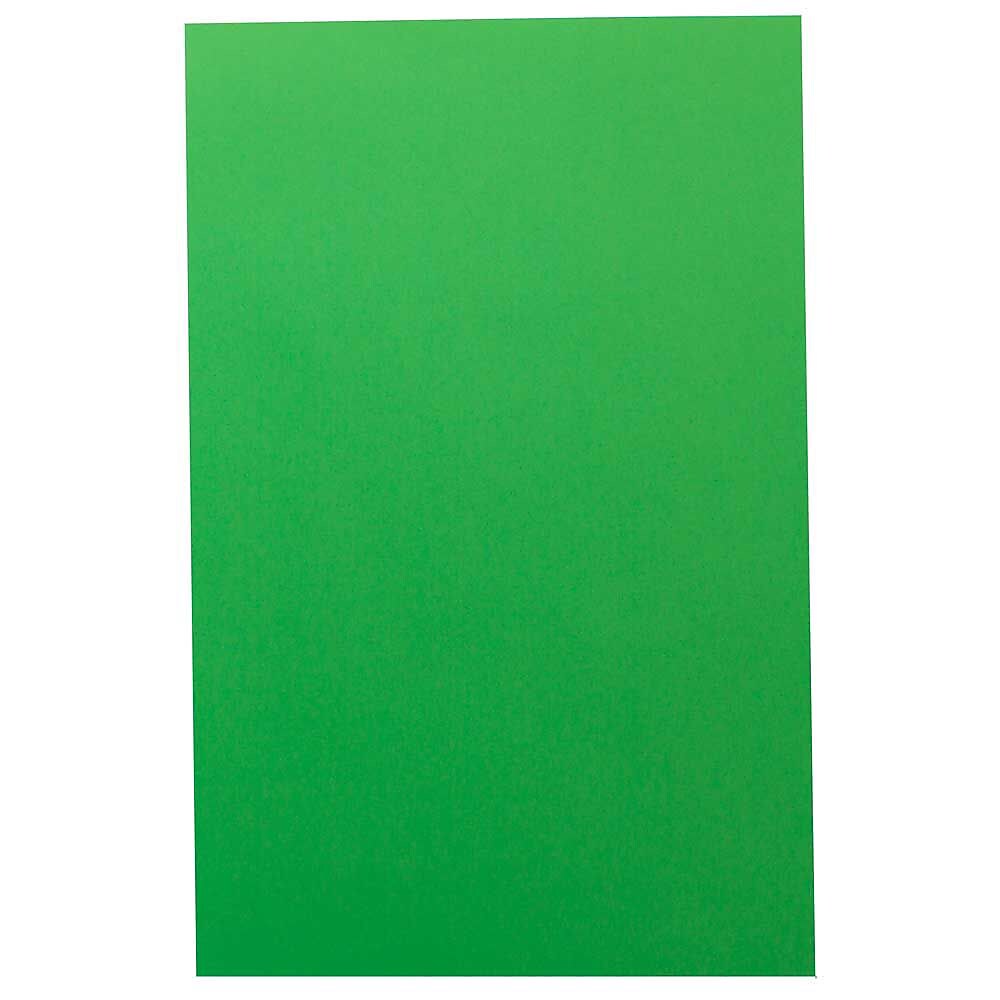 JAM Paper Matte Colored 11" x 17" Color Copy Paper, 32 lbs. Gamma Green, 100 Sheets/Pack (16728459)