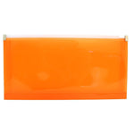 JAM Paper Expanding Wallet with Zipper Closure, Letter, Orange, 12/Pack (921Z1OR)