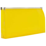 JAM Paper Expanding Wallet with Zipper Closure, Letter, Yellow, 12/Pack (921Z1YE)