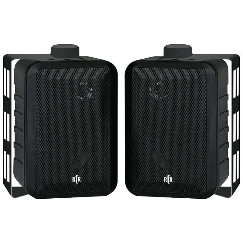 BIC America™ RTR™ V44-2 4" 3 Way Indoor/Outdoor Speaker, 100 W, Black