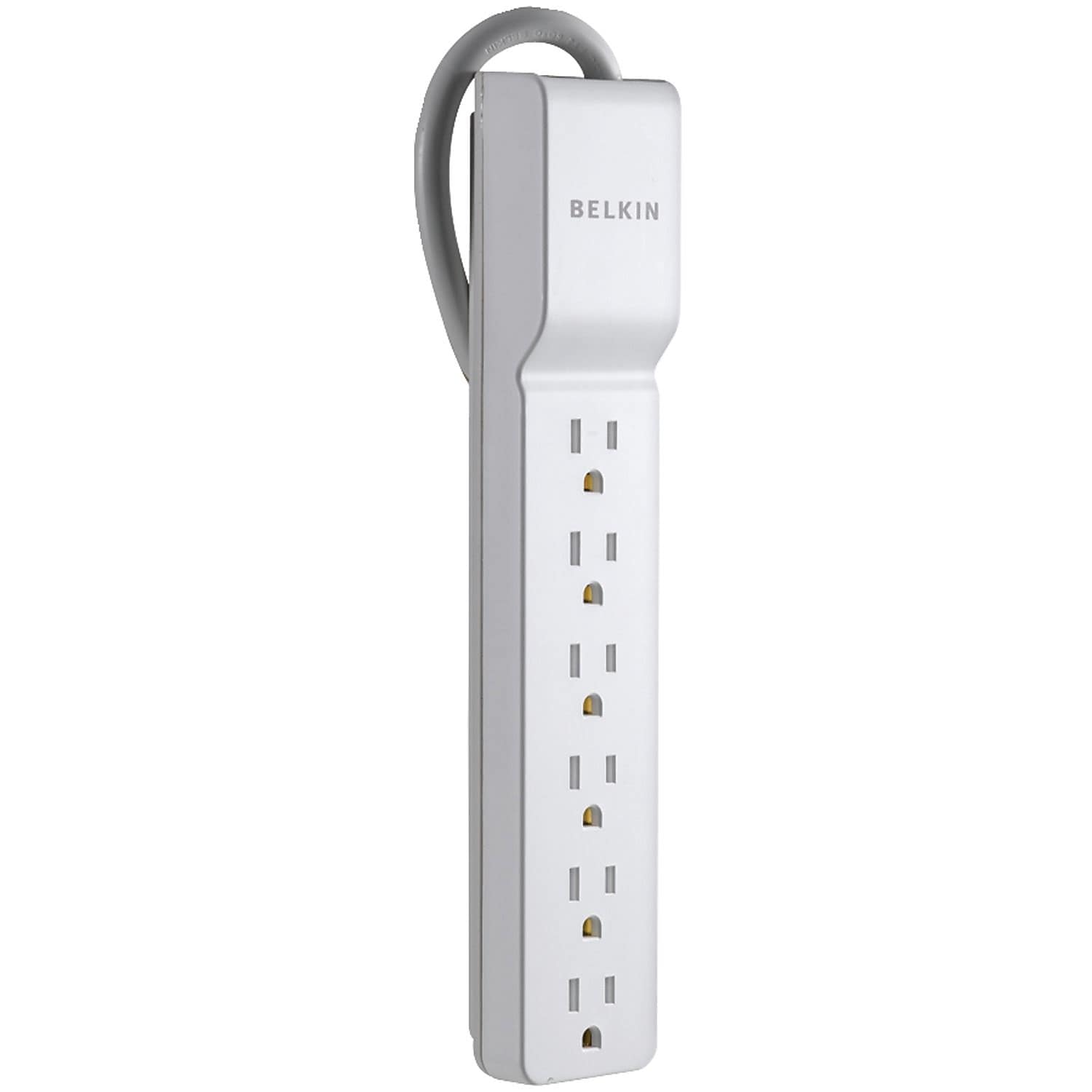 Belkin 6 Outlet Surge Protector, 6' Cord, 720 Joules (BE106000-06-CM)