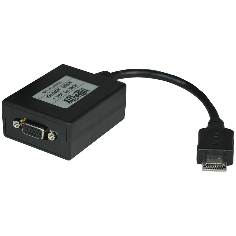 Tripp Lite P131-06N 6" HDMI to VGA with Audio Converter, Black