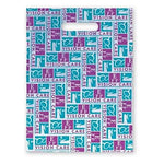 Medical Arts Press® Eye Care Scatter Print Bags, 9" x 13",  EC Elements (66731)