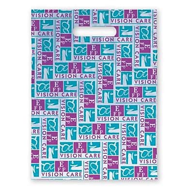 Medical Arts Press® Eye Care Scatter Print Bags, 9" x 13",  EC Elements (66731)
