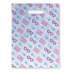 Medical Arts Press® Eye Care Scatter Print Bags, 9" x 13",  Contact Lenses (68105)