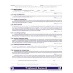 Medical Arts Press® Dental Treatment Consent Form; 1-Sided