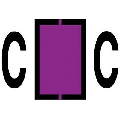 Medical Arts Press® Jeter® Compatible Alpha Sheet Style Labels, "C"