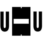 Medical Arts Press® Jeter® Compatible Alpha 3-Ring Style Labels, "U"