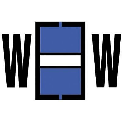 Medical Arts Press® Jeter® Compatible Alpha Sheet Style Labels, "W"